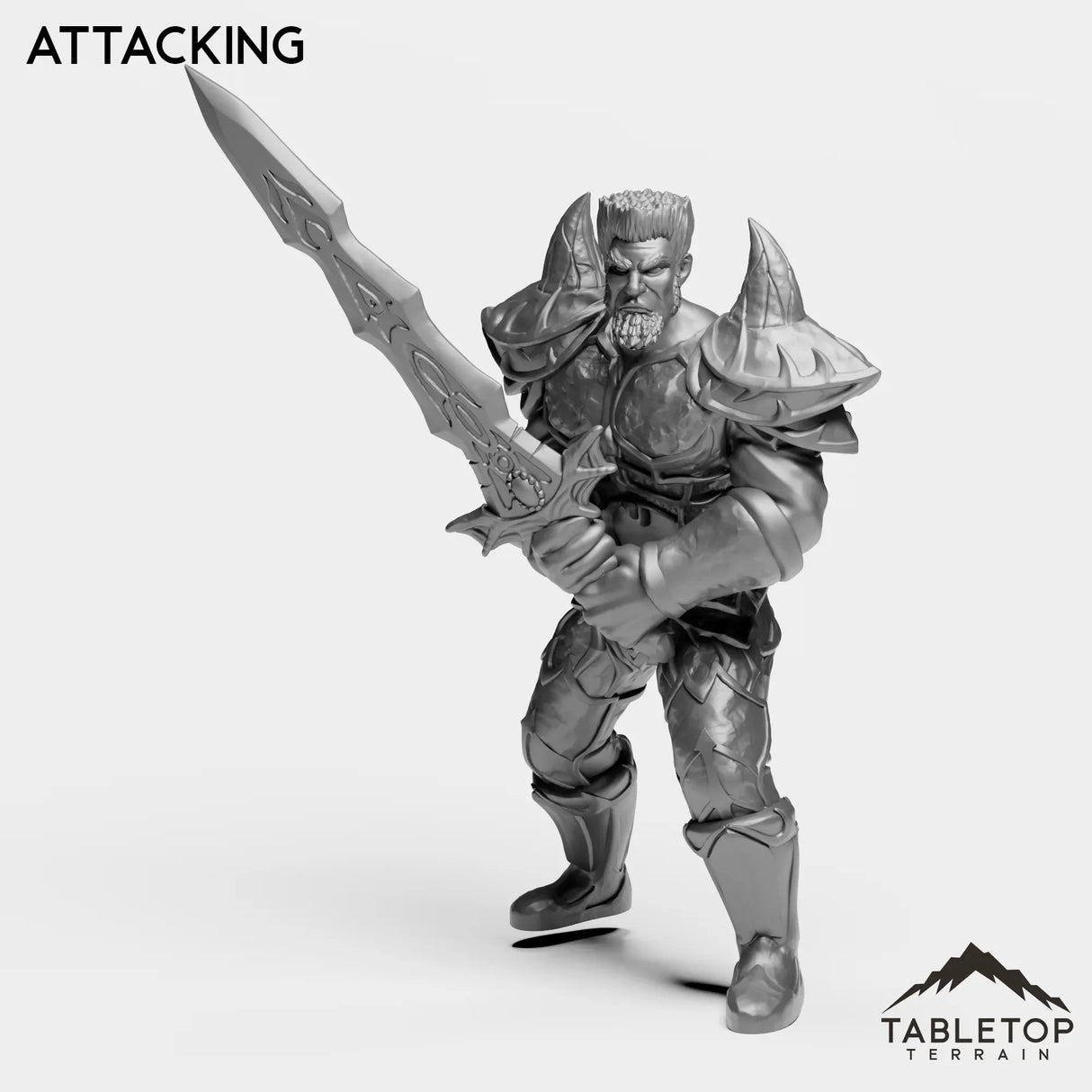 Tabletop Terrain Miniature Attacking Military Instructor