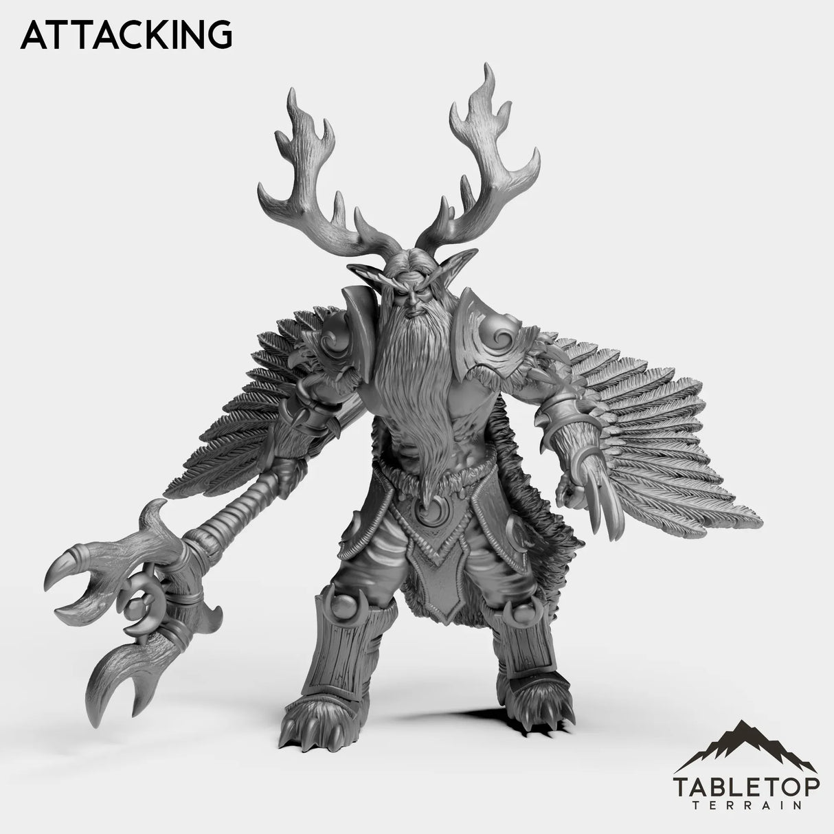 Tabletop Terrain Miniature Attacking Night High Leader