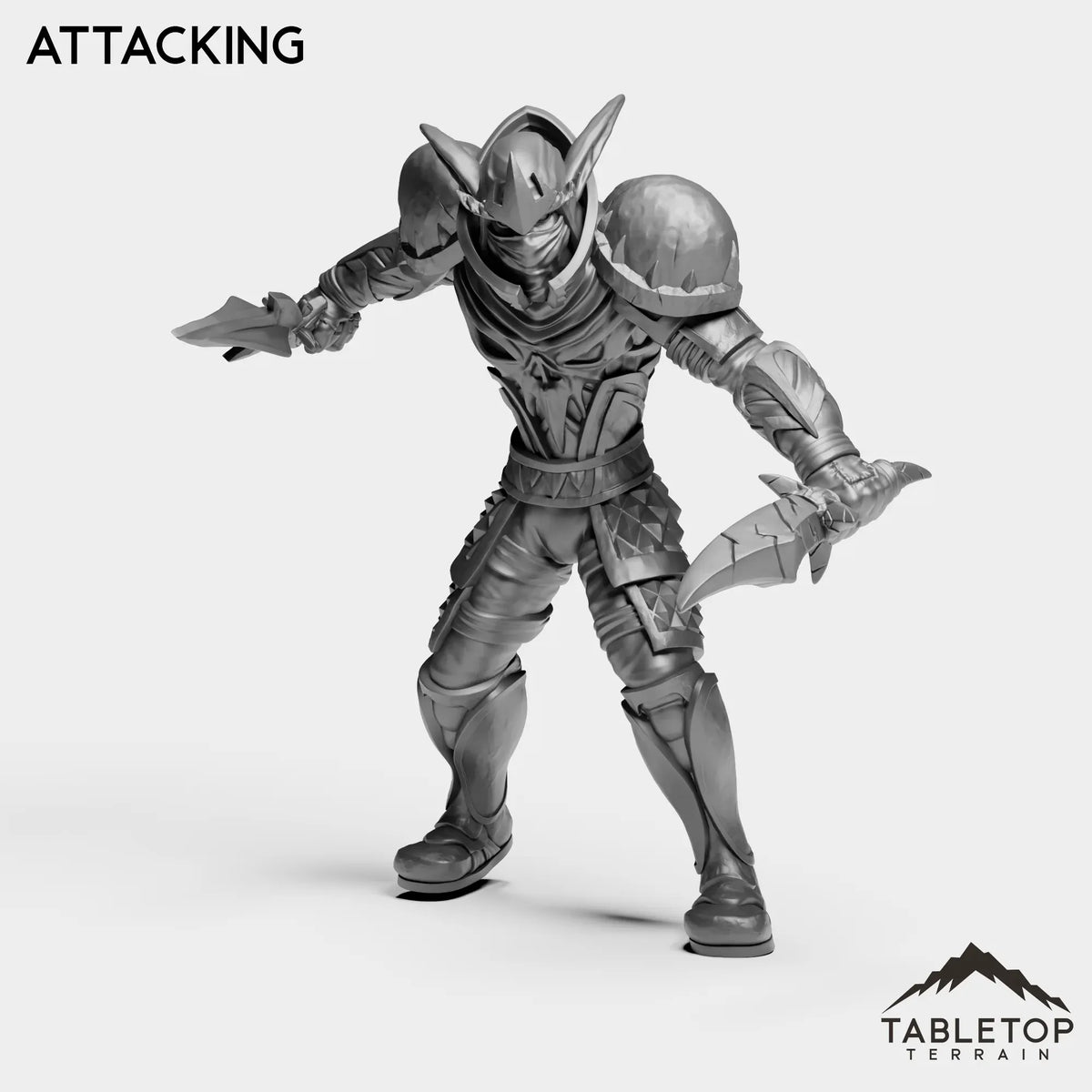 Tabletop Terrain Miniature Attacking Night Rogue Tier 1
