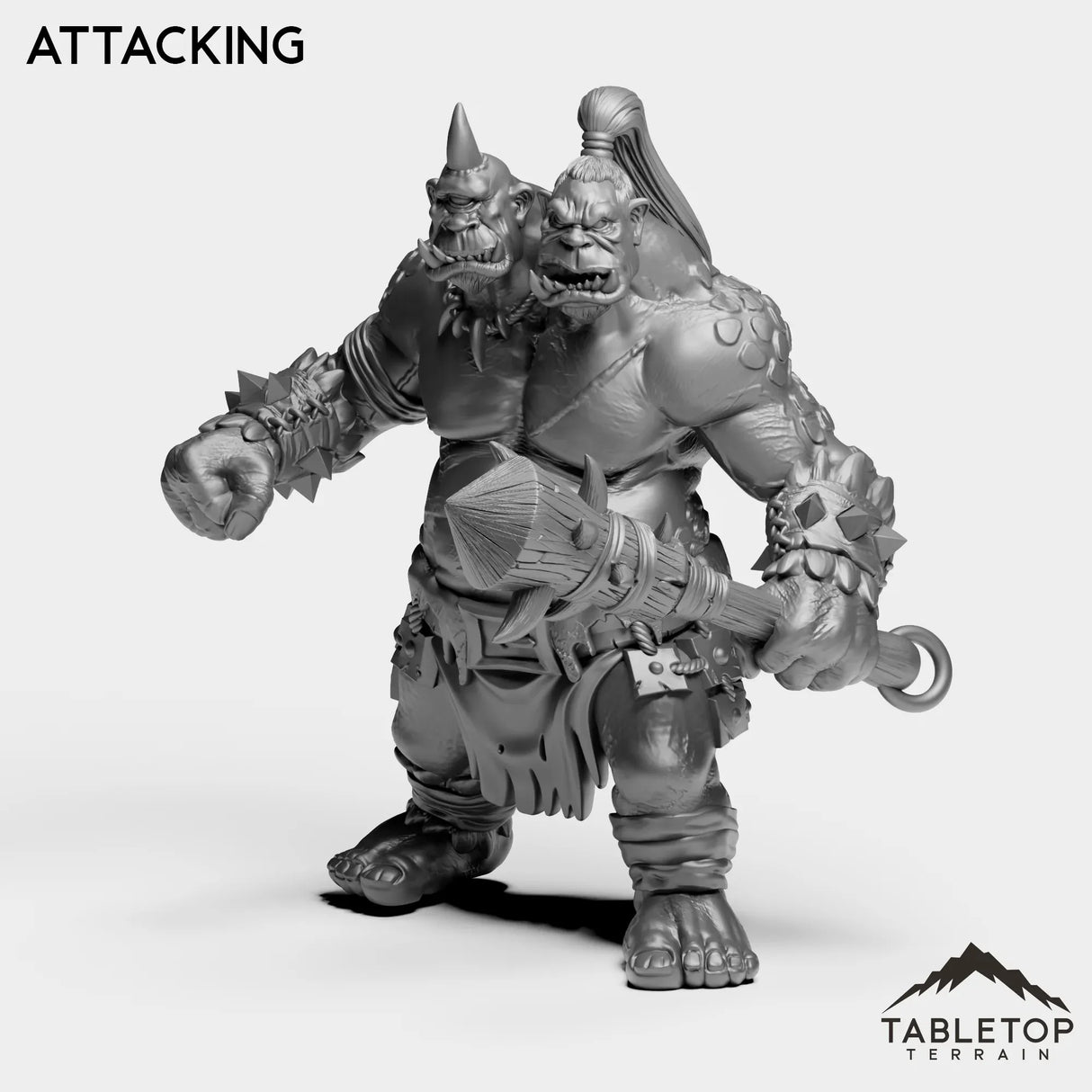 Tabletop Terrain Miniature Attacking Ogre 2