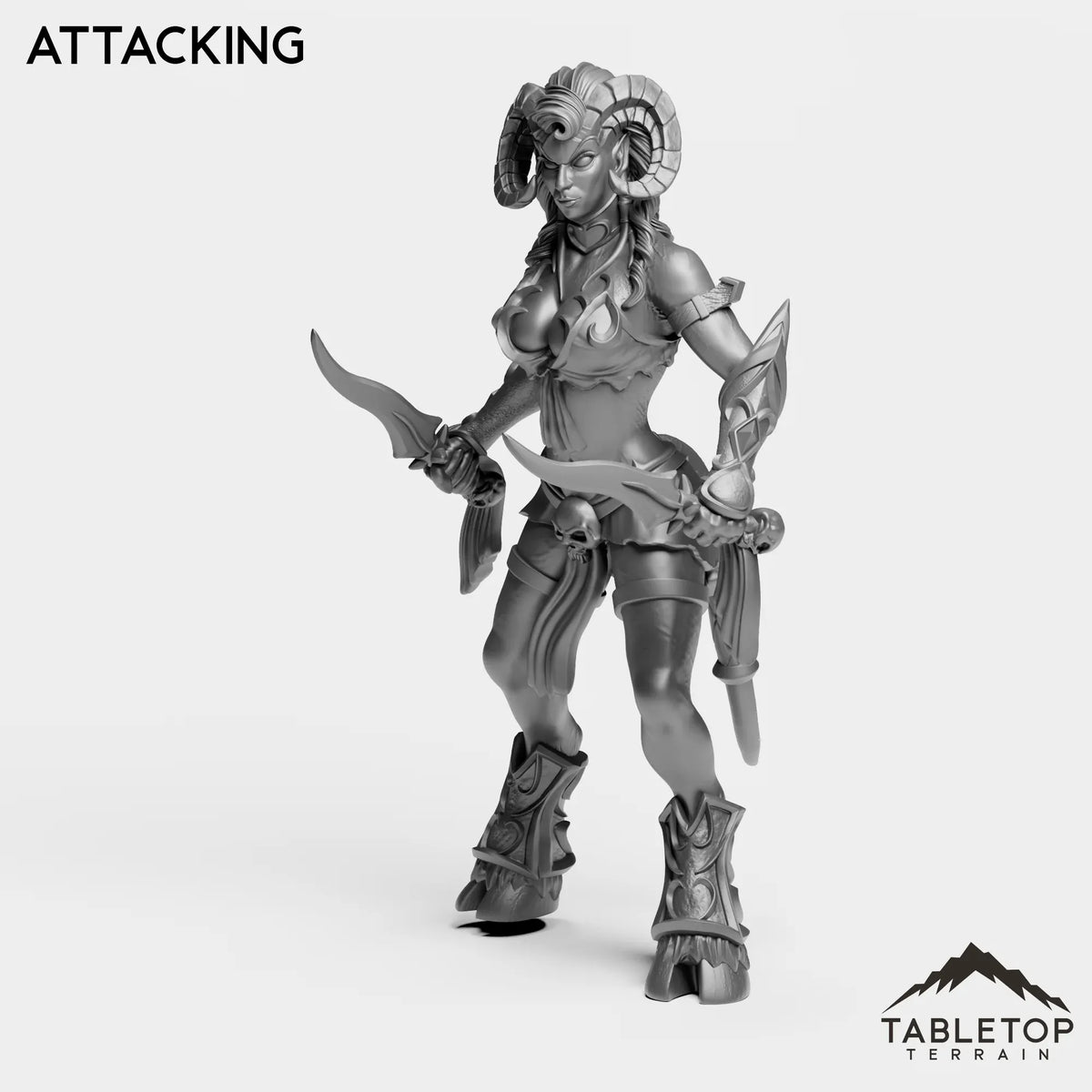 Tabletop Terrain Miniature Attacking Shadow Eredar