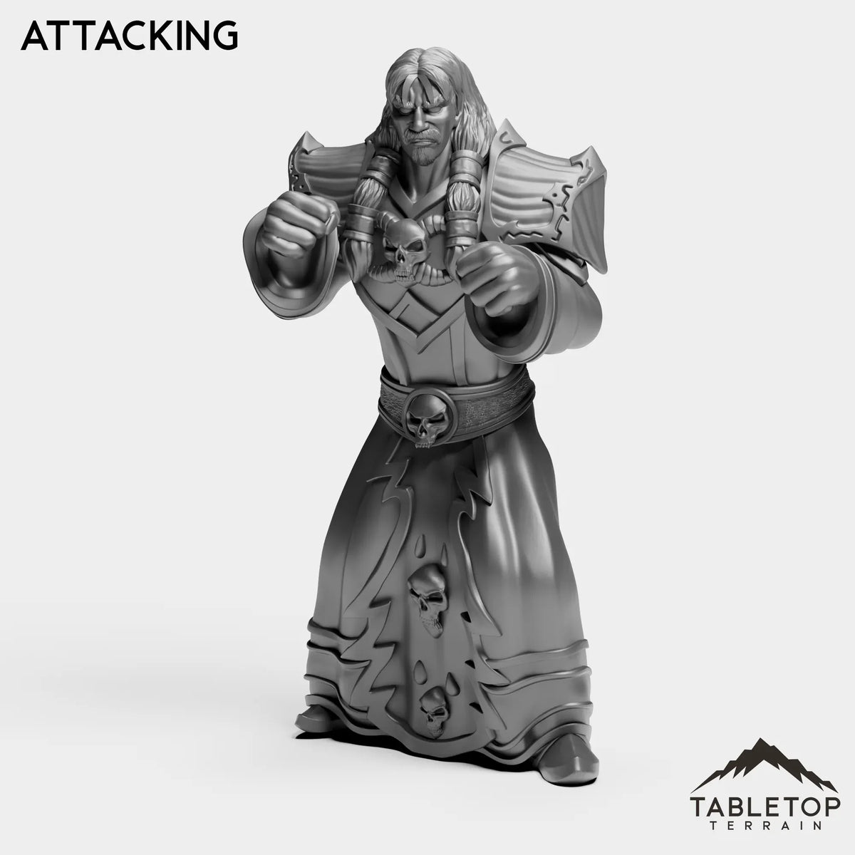 Tabletop Terrain Miniature Attacking The Scourgebringer