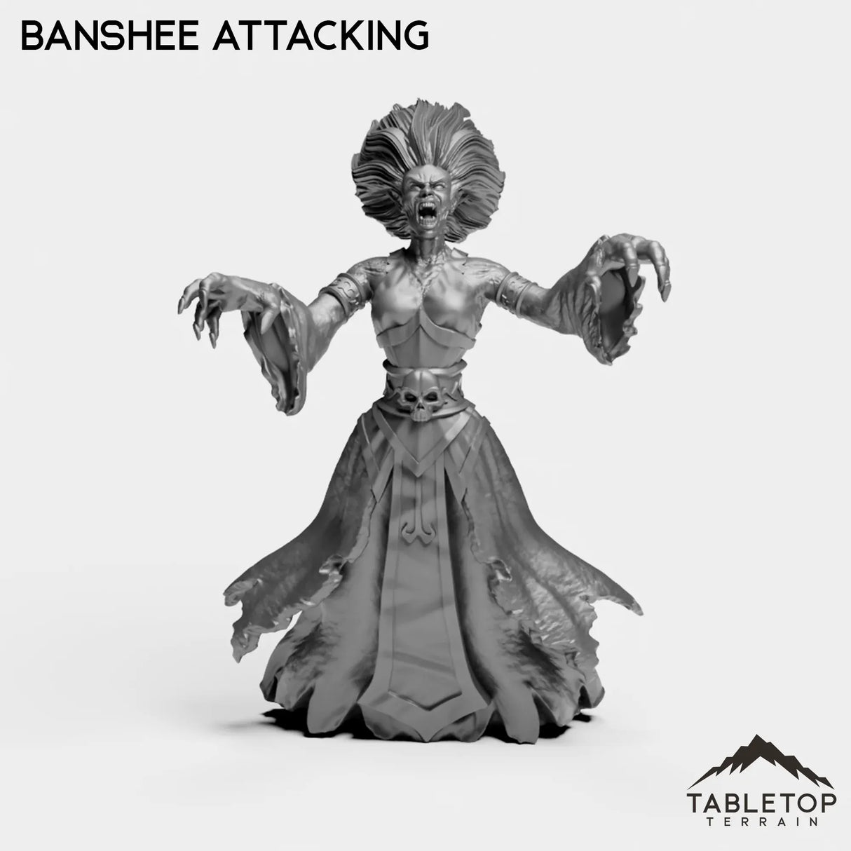 Tabletop Terrain Miniature Banshee Attacking Banshee