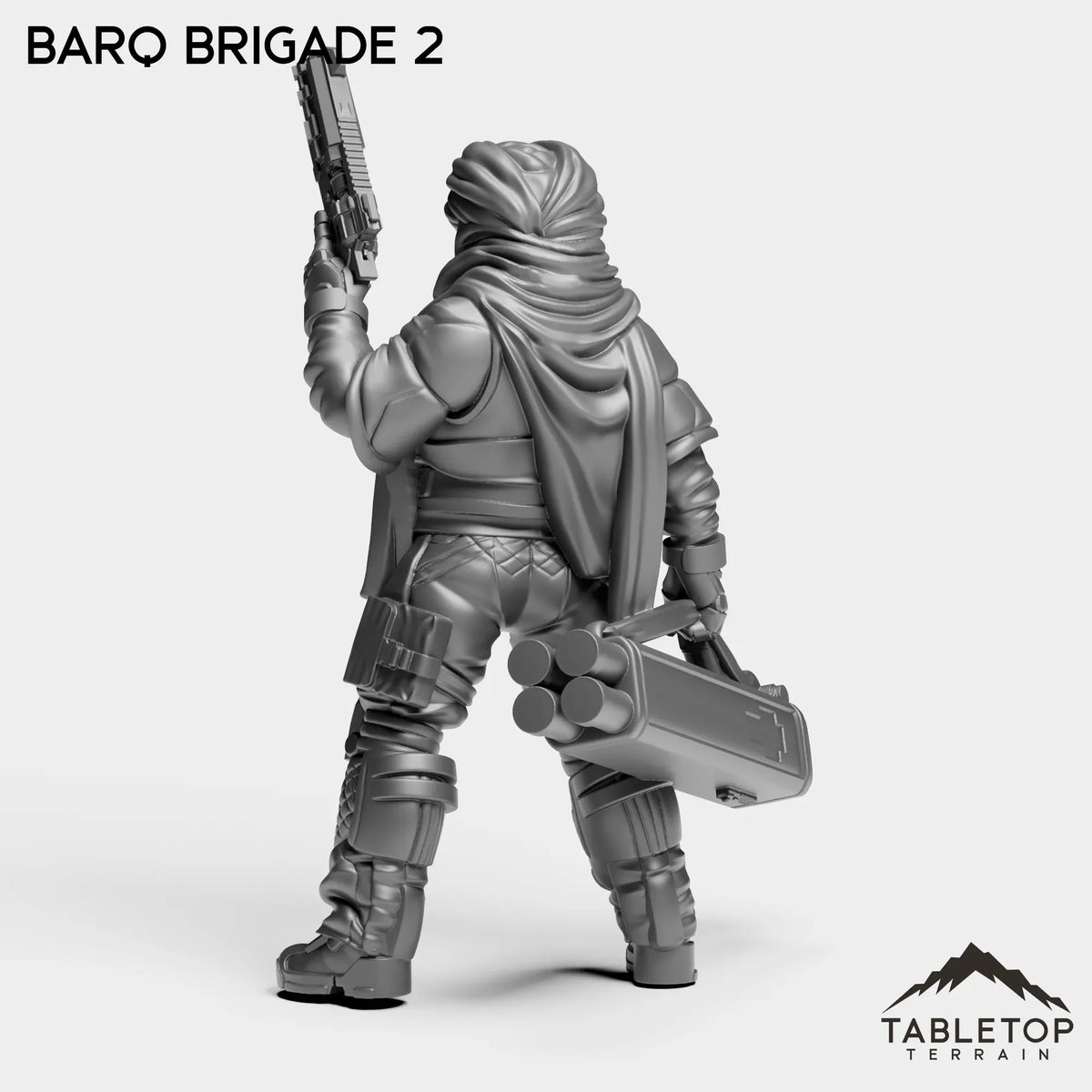 Tabletop Terrain Miniature Barq Brigade