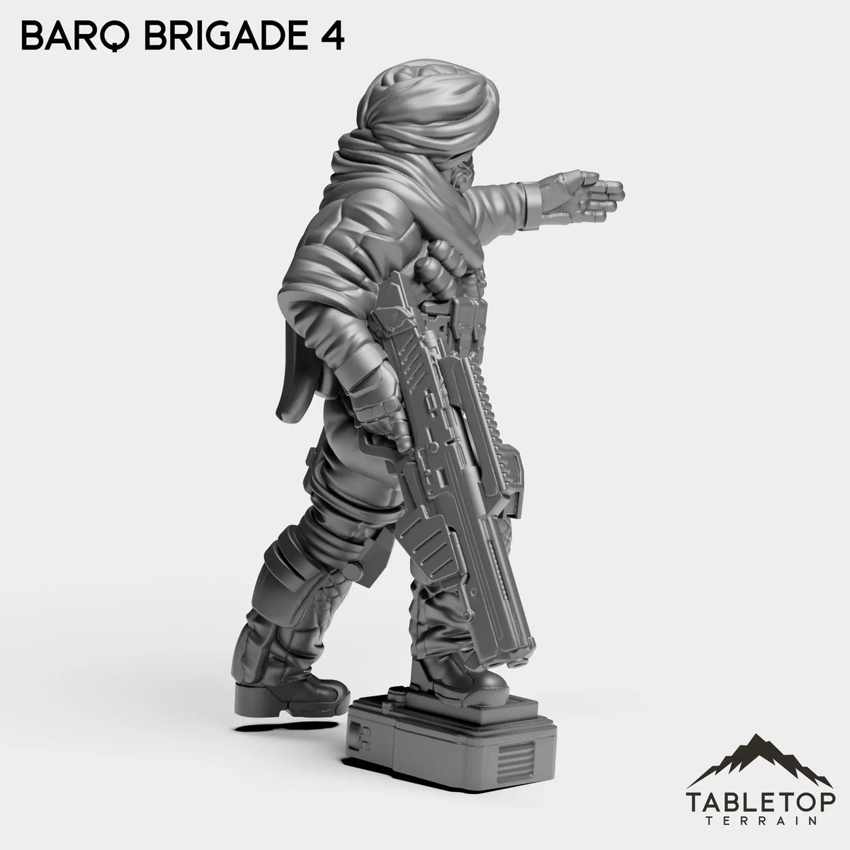 Tabletop Terrain Miniature Barq Brigade