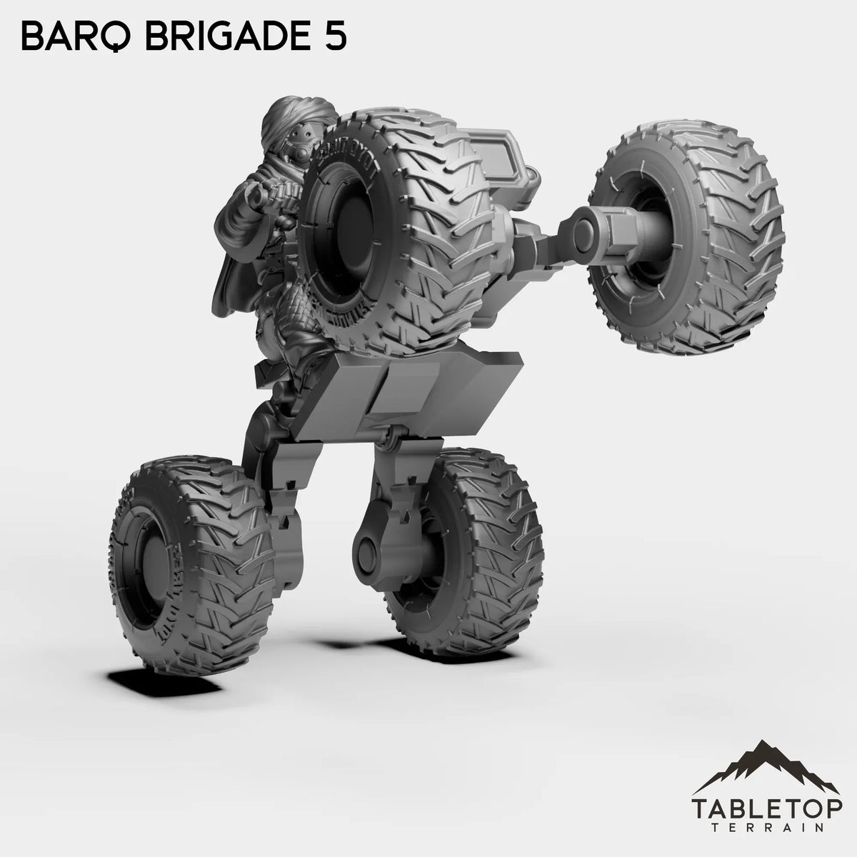 Tabletop Terrain Miniature Barq Brigade