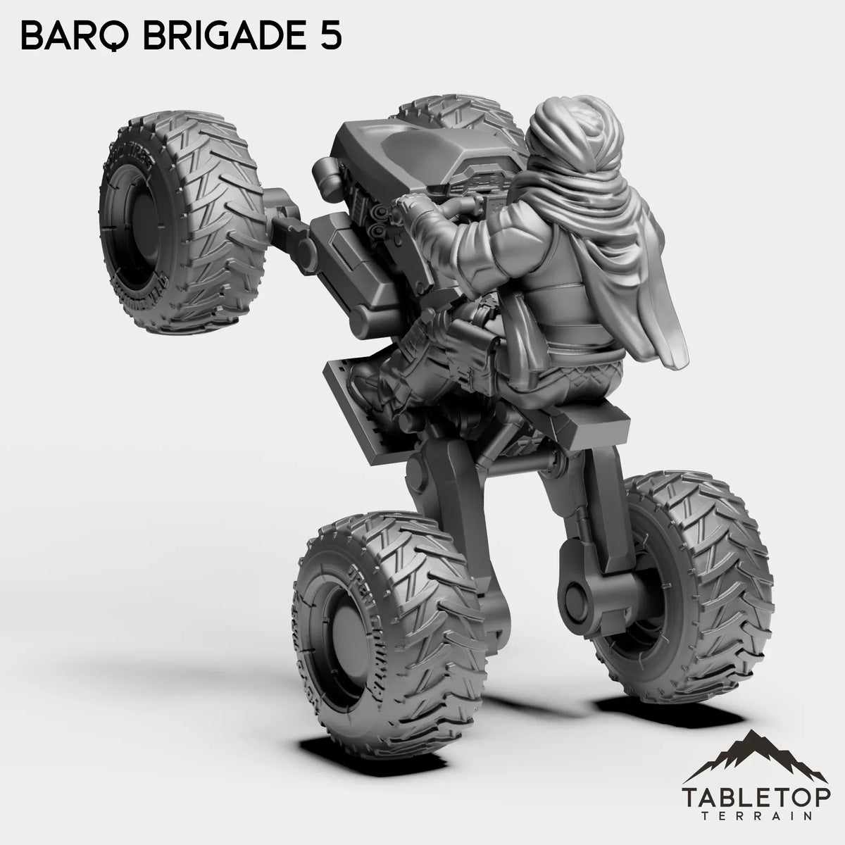 Tabletop Terrain Miniature Barq Brigade