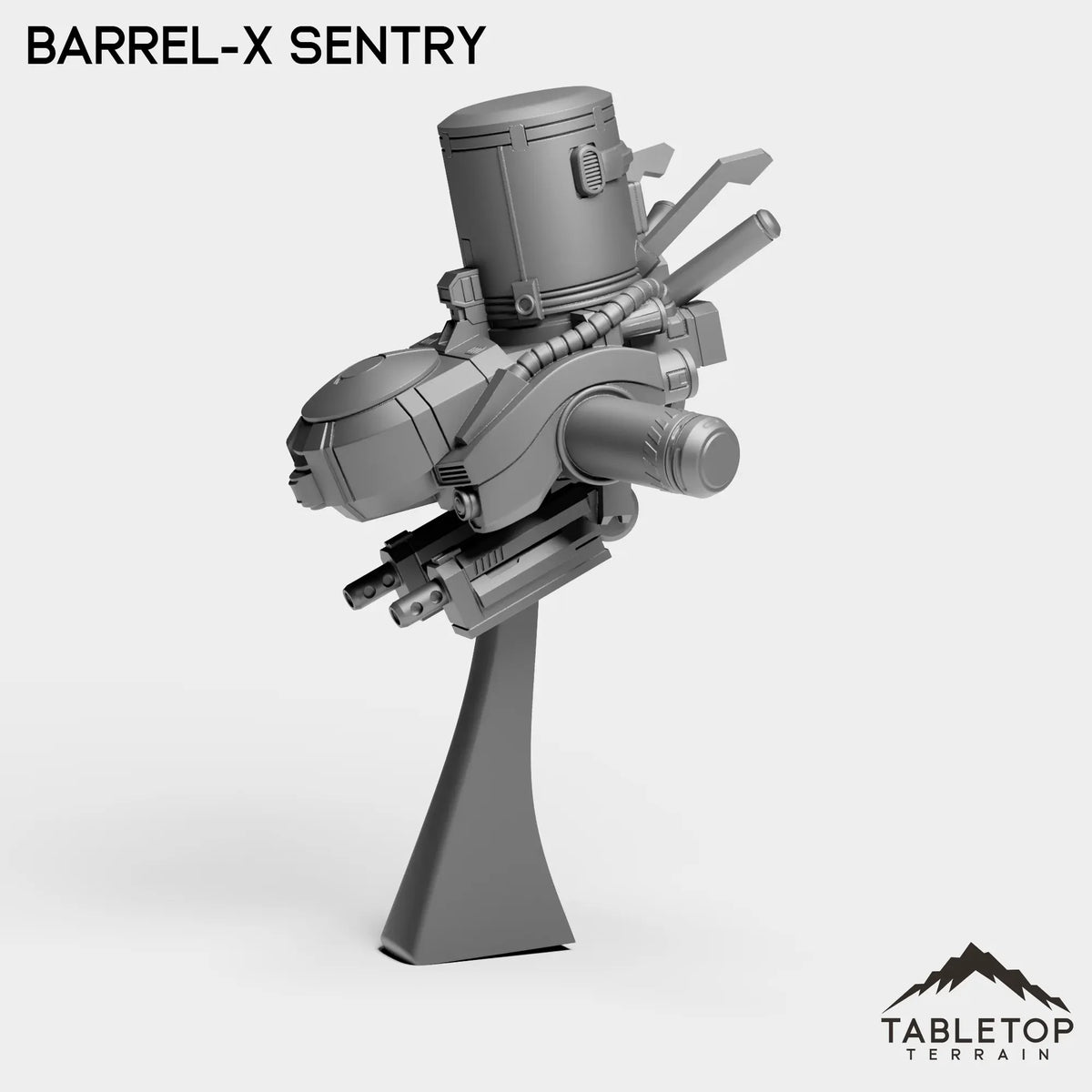 Tabletop Terrain Miniature Barrel-X