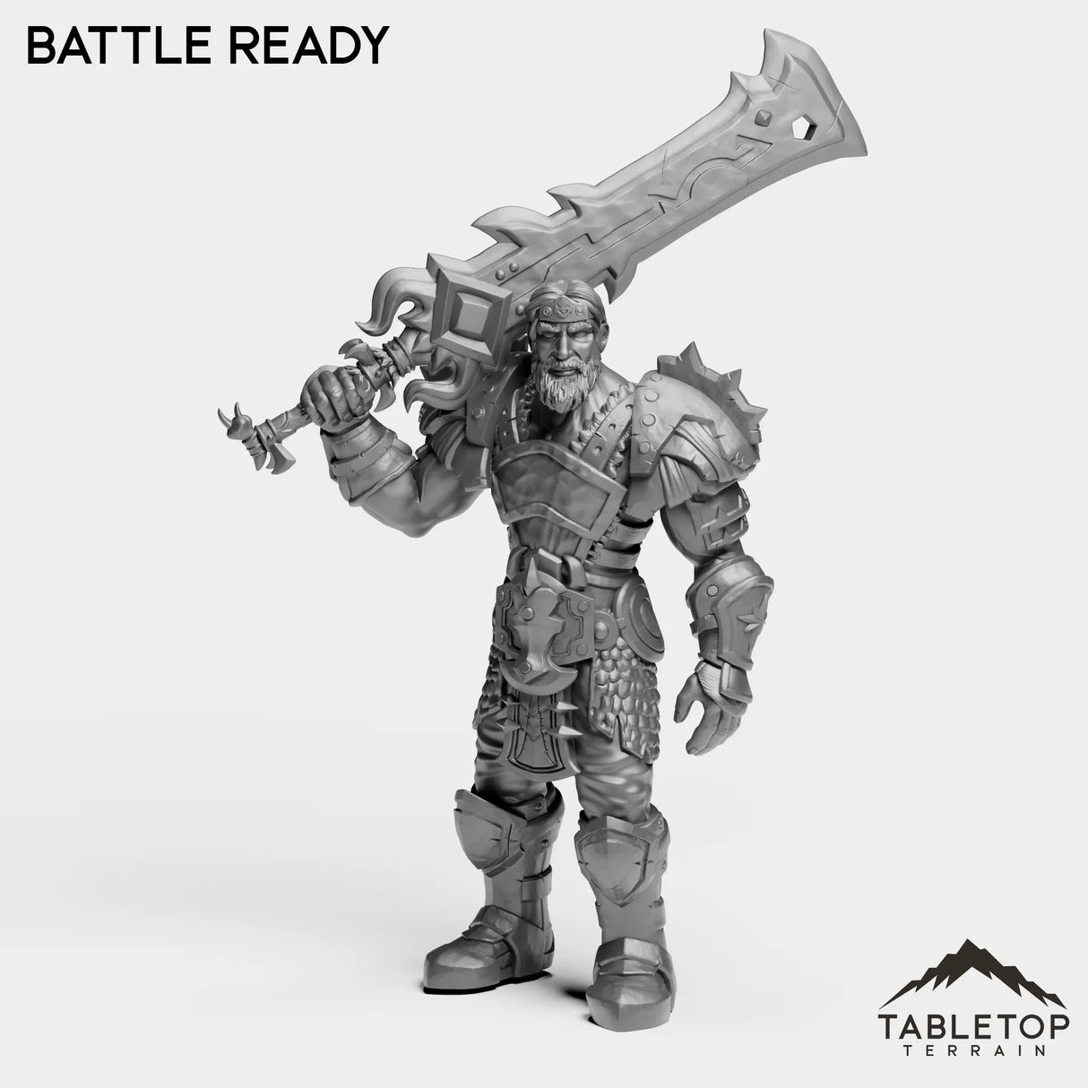 Tabletop Terrain Miniature Battle Ready Highland Warlord