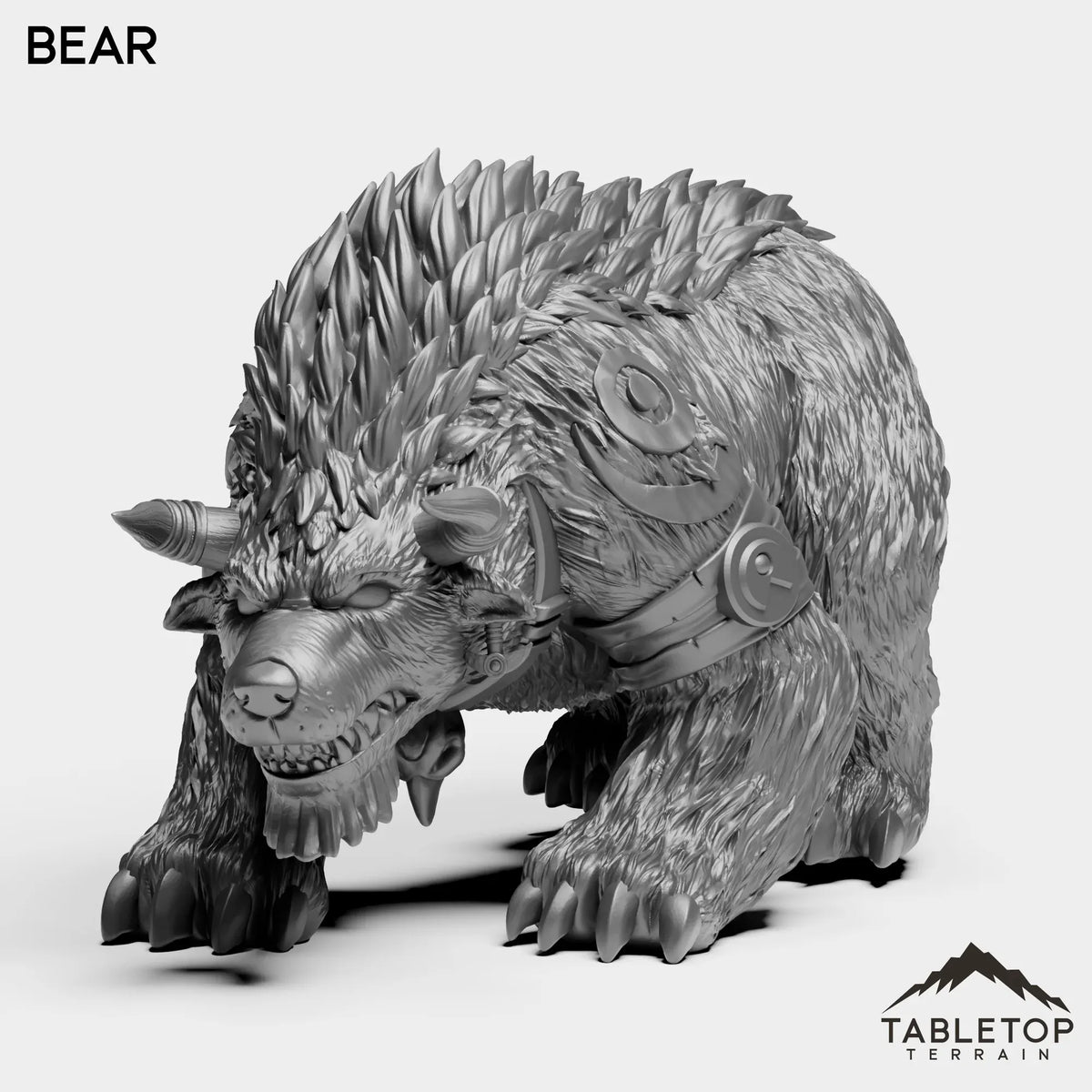 Tabletop Terrain Miniature Bear Minotaur Druid Forms