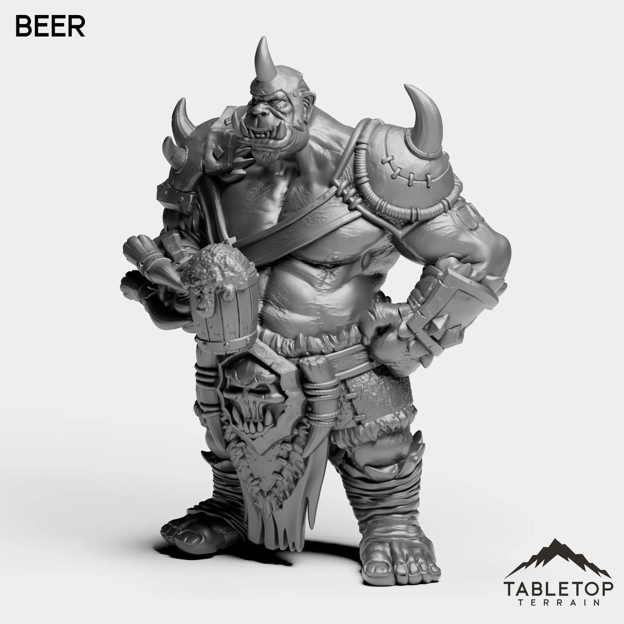 Tabletop Terrain Miniature Beer Ogre Mauler 1