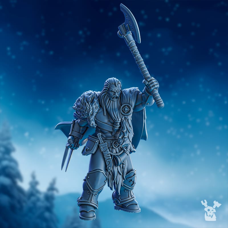 Tabletop Terrain Miniature Berserker Squad