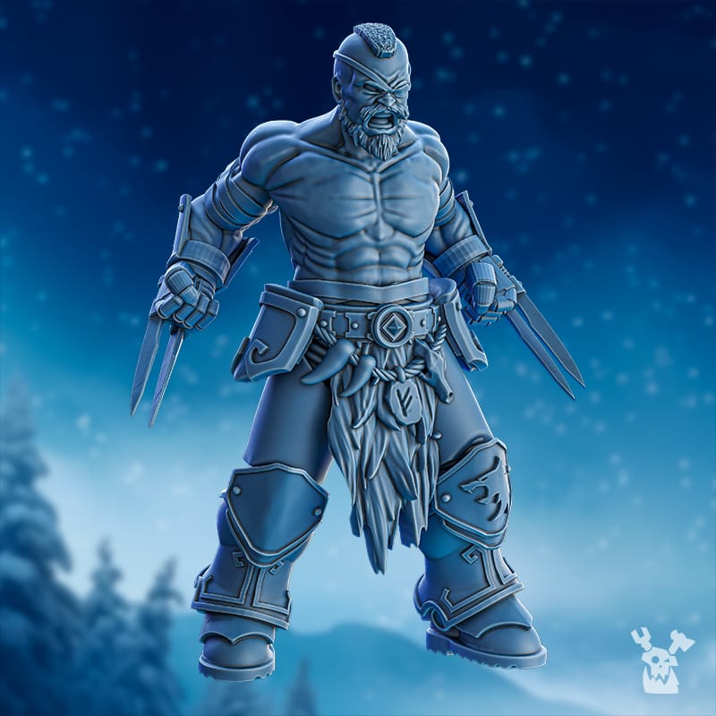 Tabletop Terrain Miniature Berserker Squad