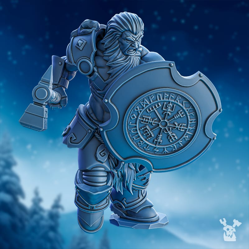 Tabletop Terrain Miniature Berserker Squad
