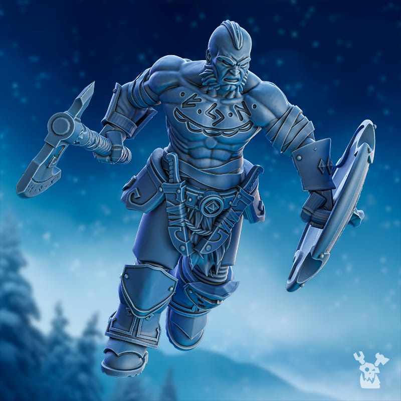 Tabletop Terrain Miniature Berserker Squad