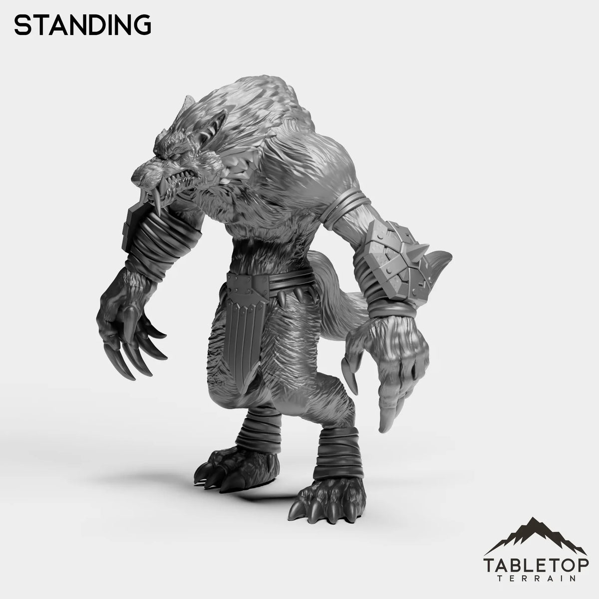 Tabletop Terrain Miniature Big Bad Werewolf