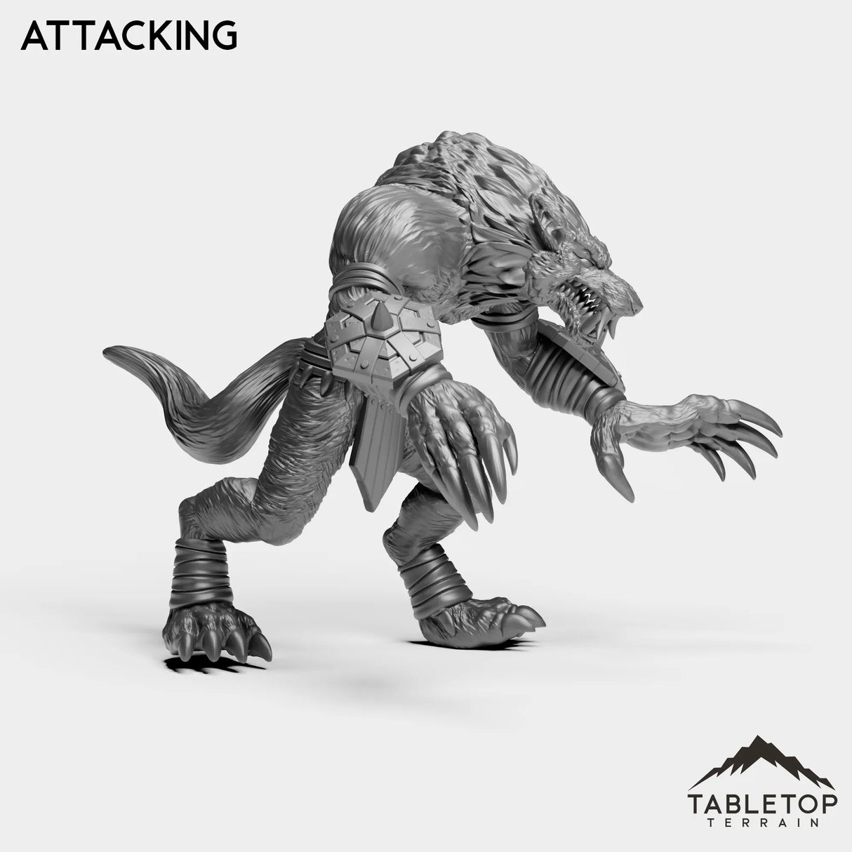 Tabletop Terrain Miniature Big Bad Werewolf