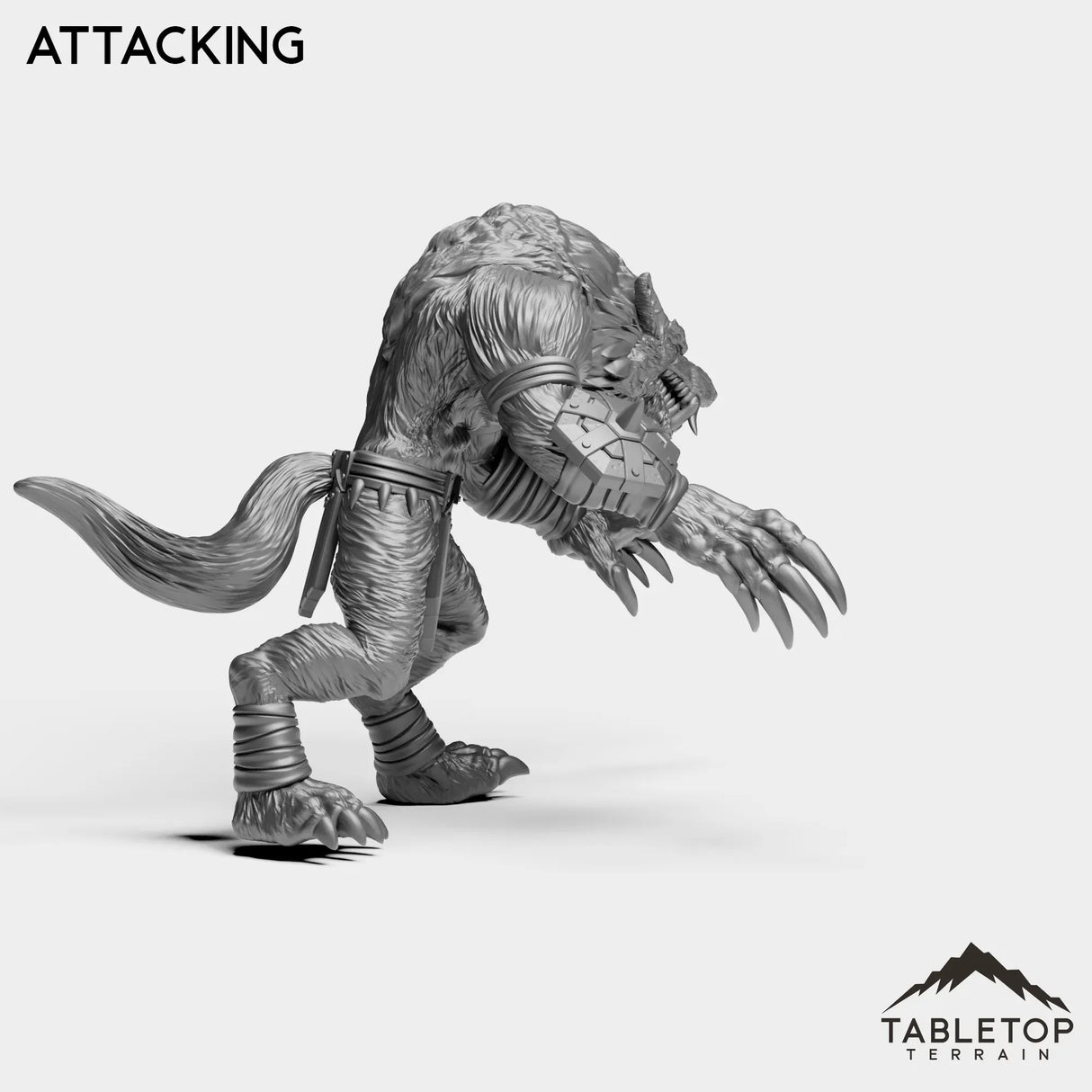 Tabletop Terrain Miniature Big Bad Werewolf