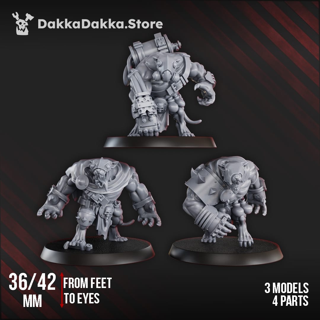 Tabletop Terrain Miniature Big Rat Miners