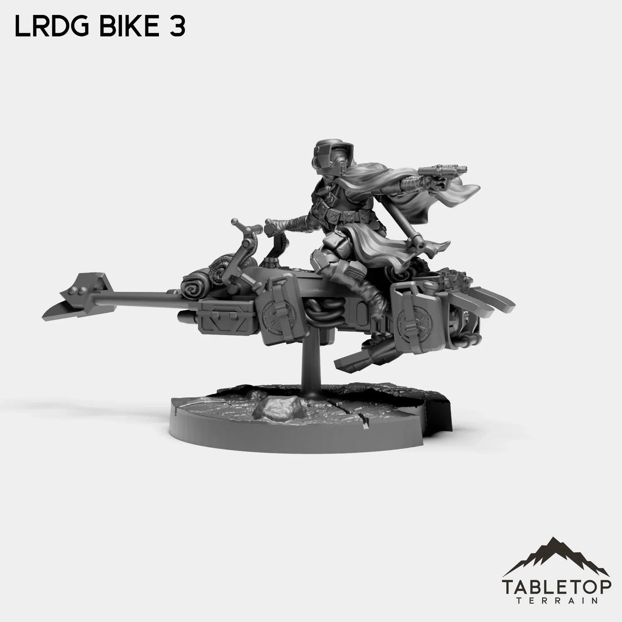 Tabletop Terrain Miniature Bike 3 LRDG Bikers