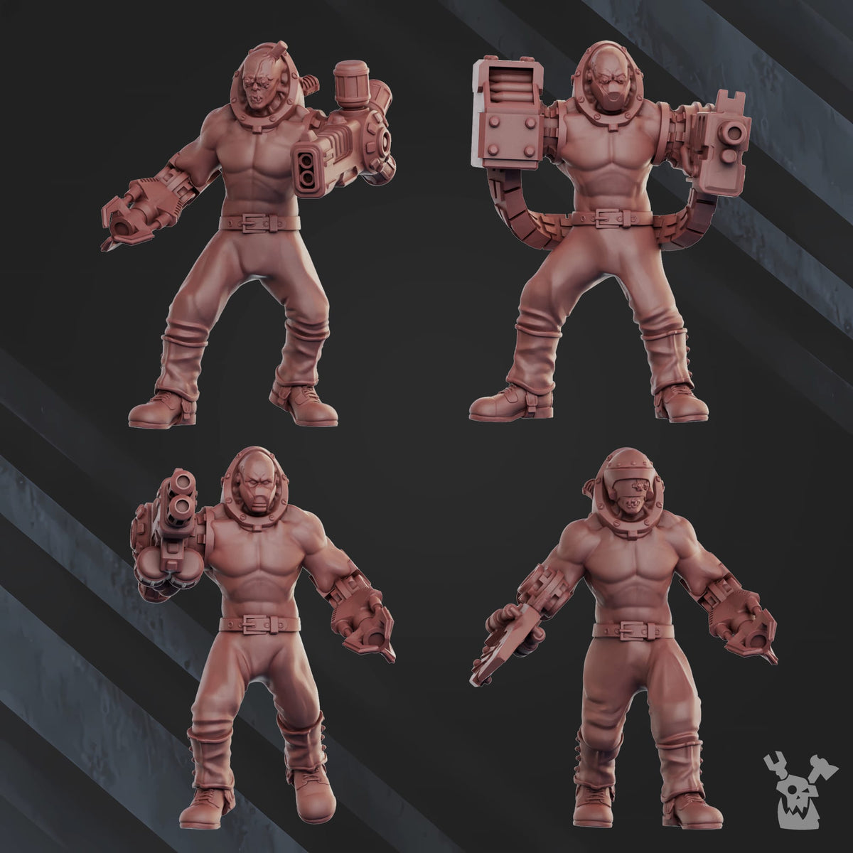 Tabletop Terrain Miniature Biomechanoids