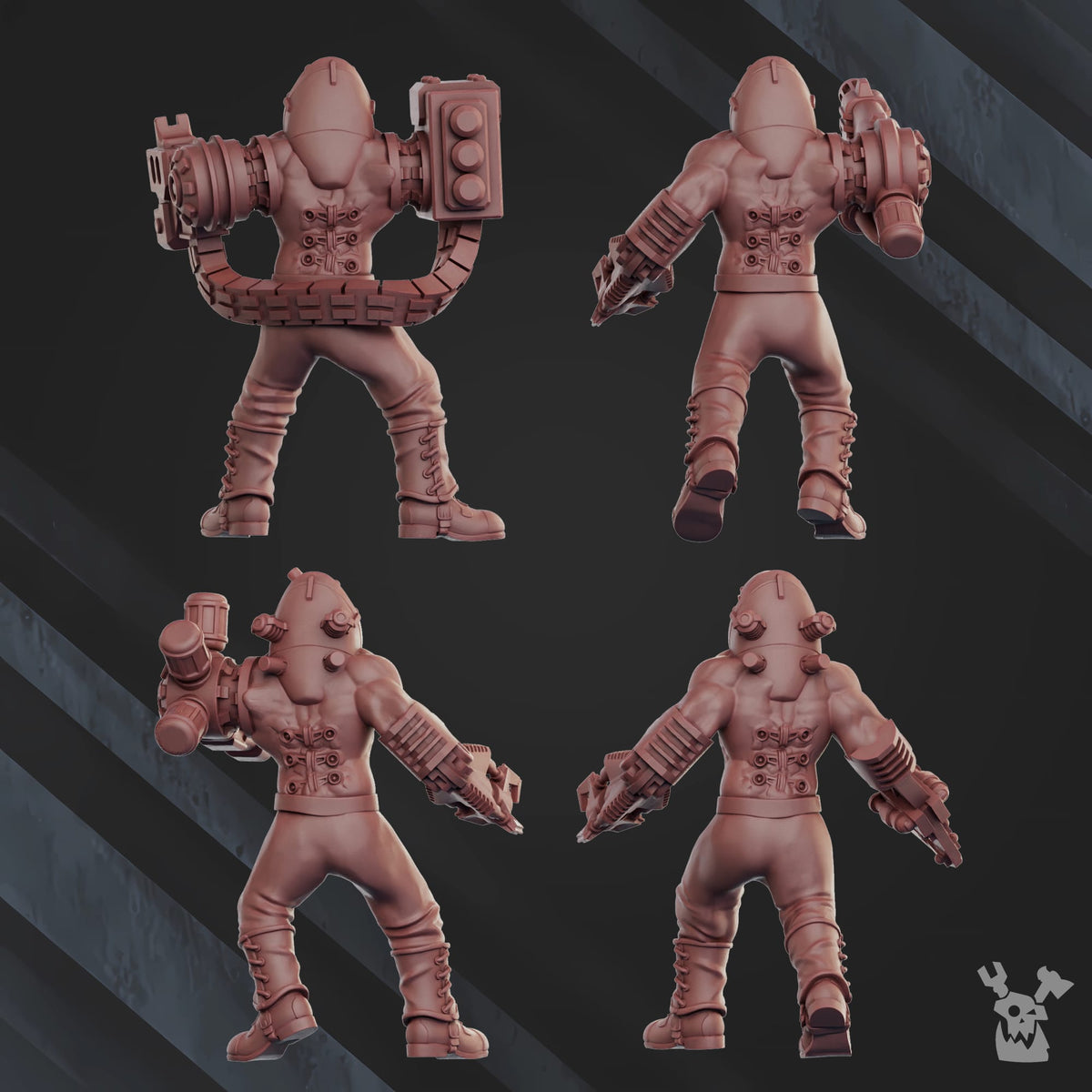 Tabletop Terrain Miniature Biomechanoids
