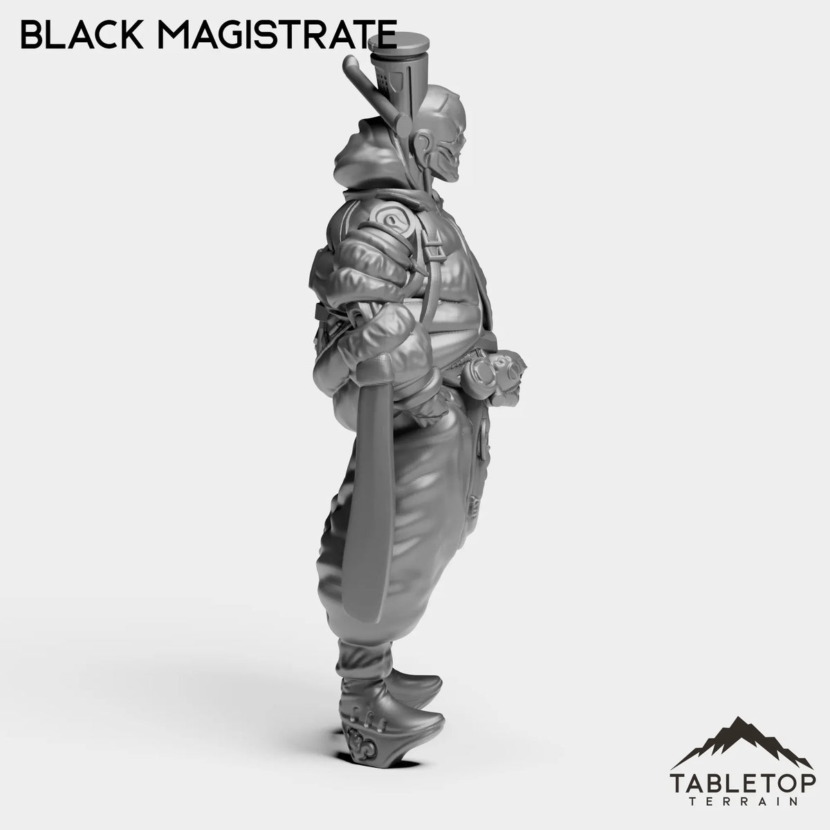 Tabletop Terrain Miniature Black Magistrate - Black Lotus Squad
