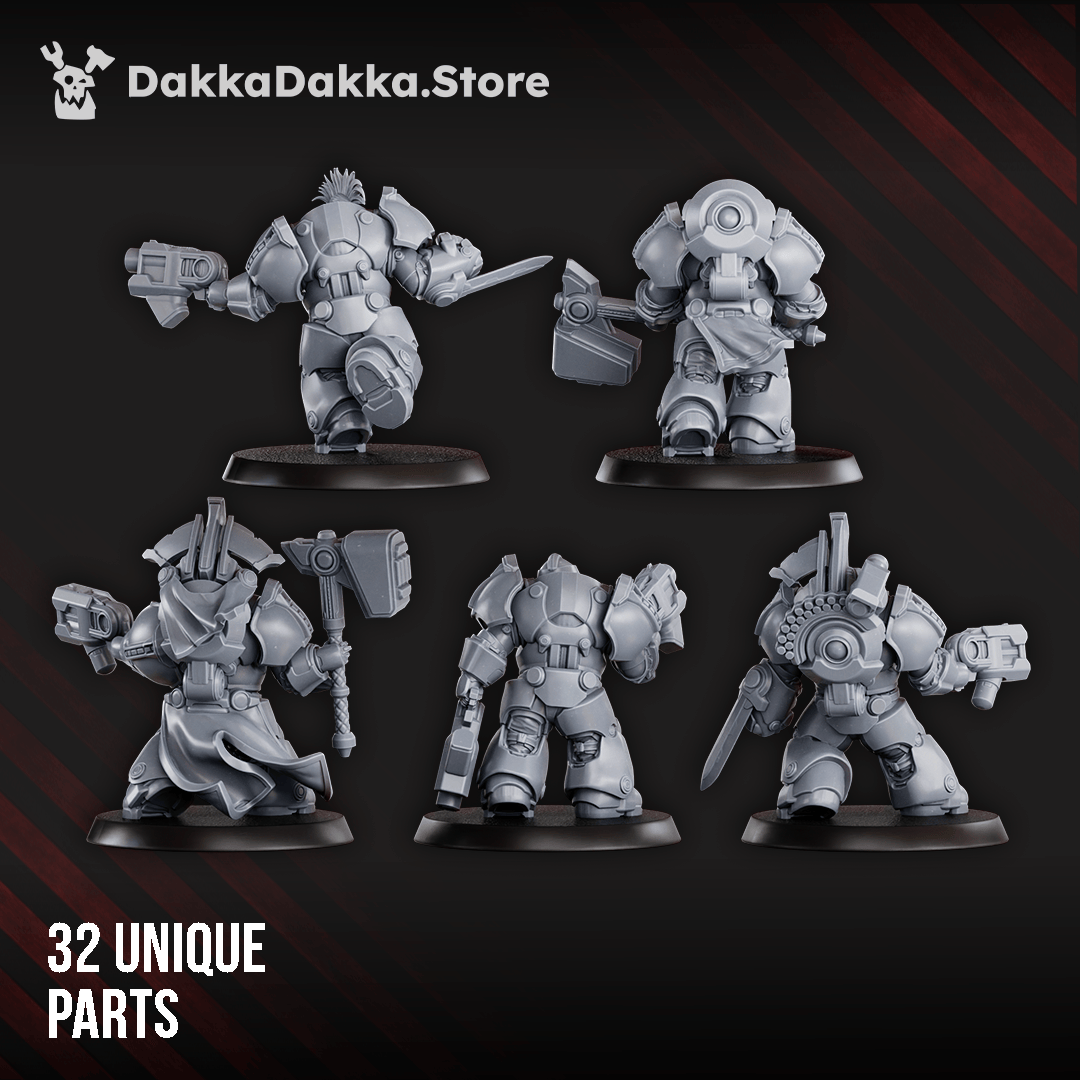 Tabletop Terrain Miniature Black Mountain Guardians