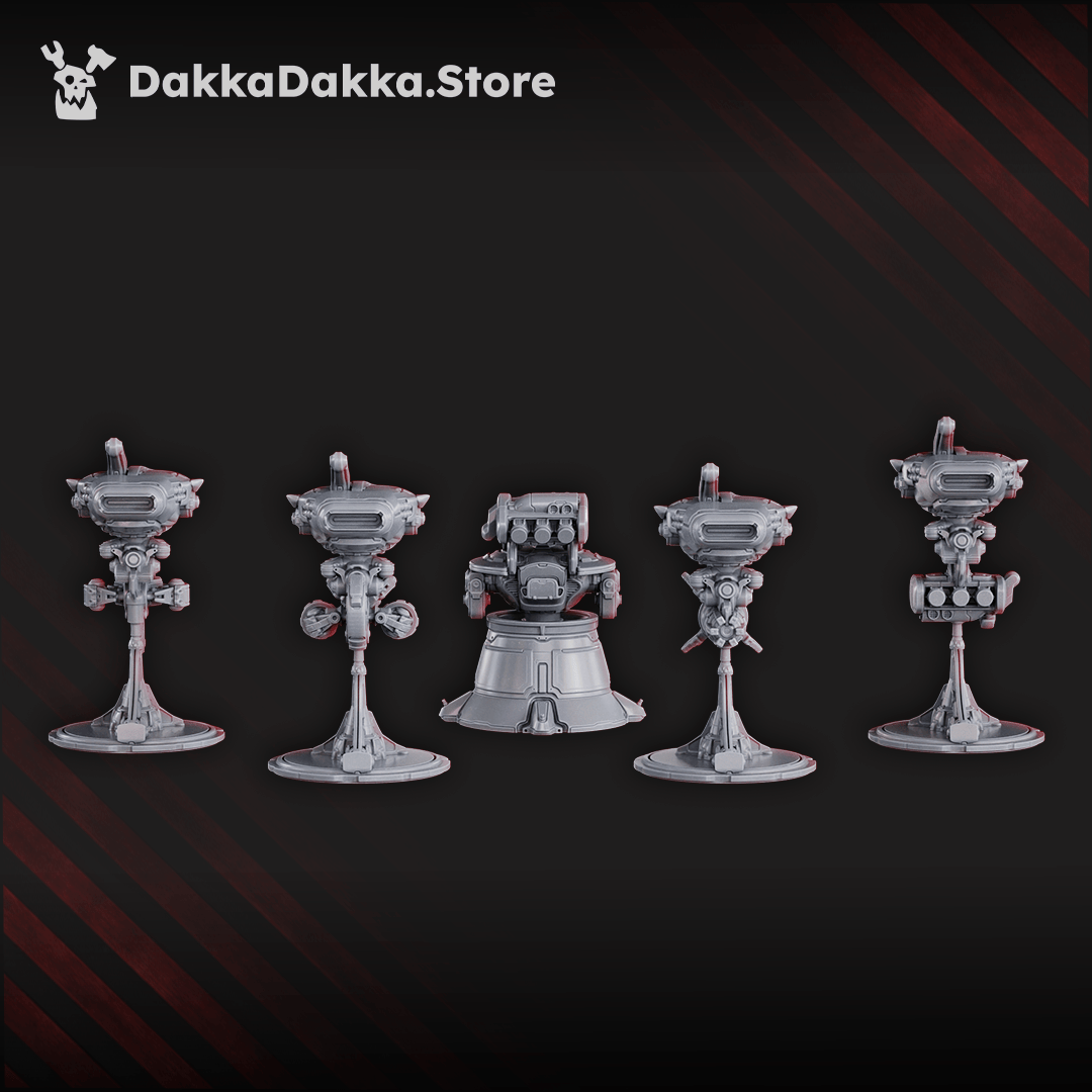 Tabletop Terrain Miniature Black Sun Covenant Drones Upgrade