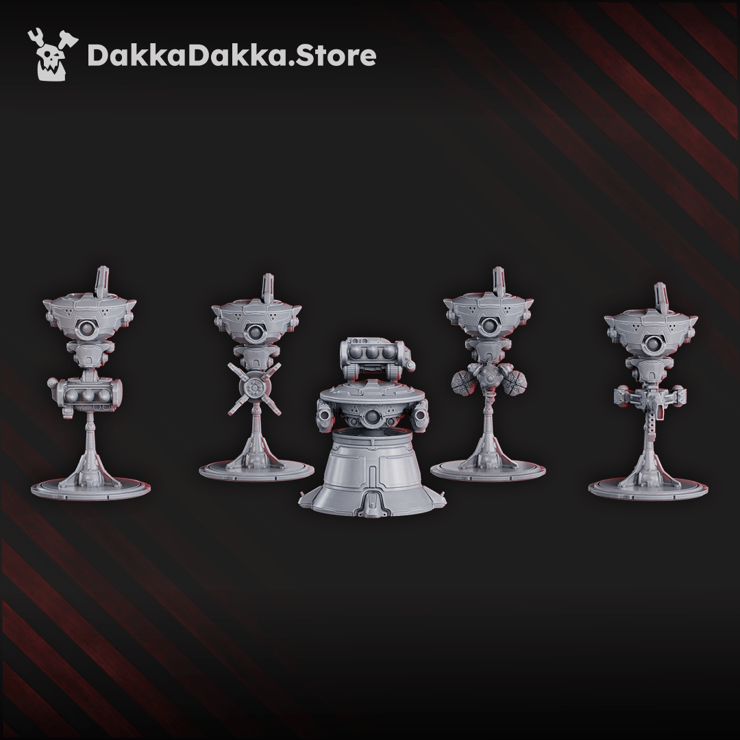 Tabletop Terrain Miniature Black Sun Covenant Drones Upgrade