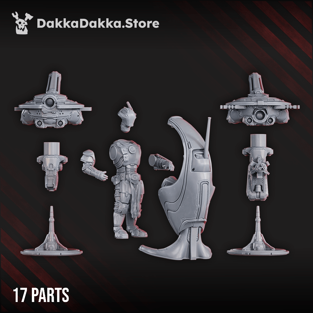 Tabletop Terrain Miniature Black Sun Covenant Drones Upgrade