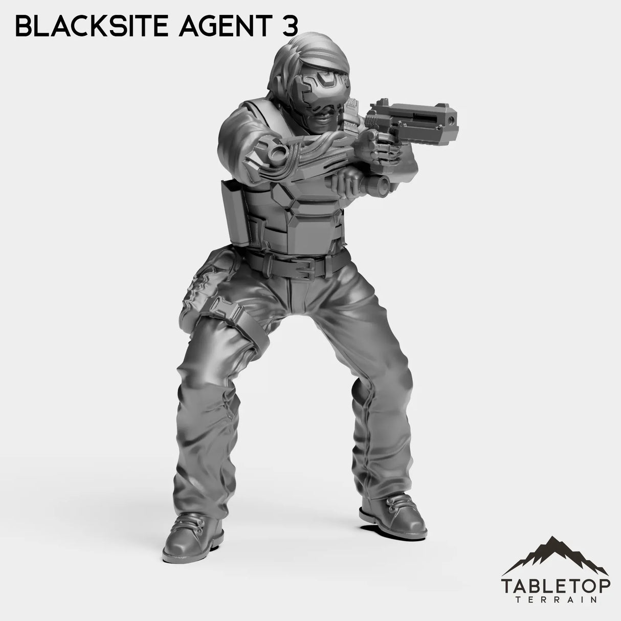 Tabletop Terrain Miniature Blacksite Agent 3 Blacksite Agent - Nakamura Strike Team