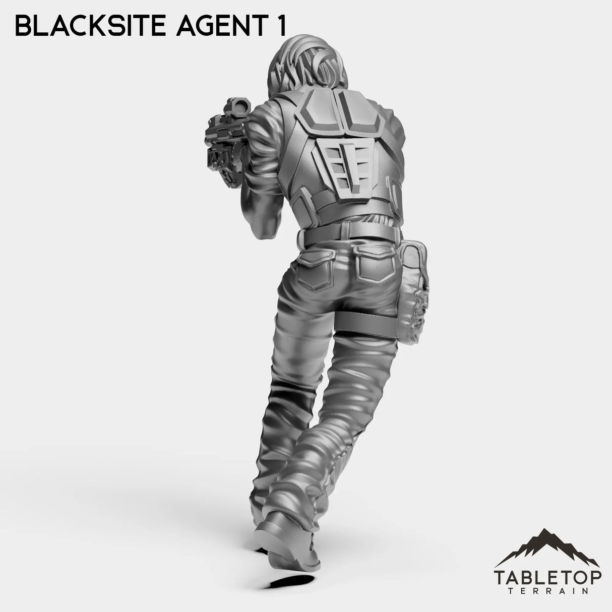 Tabletop Terrain Miniature Blacksite Agent - Nakamura Strike Team