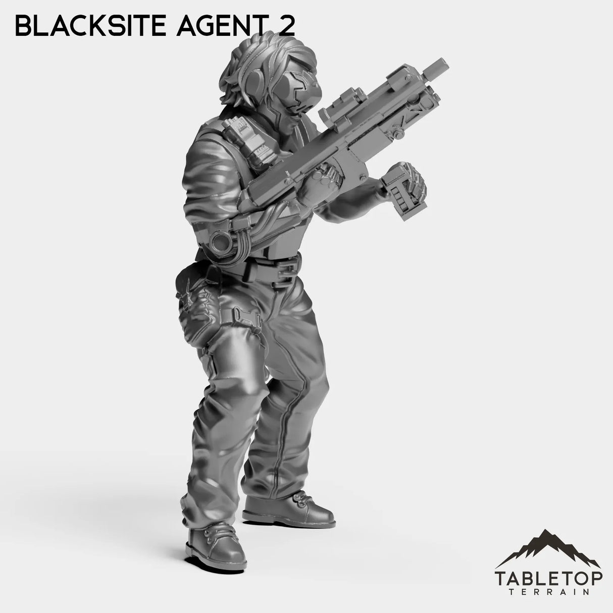Tabletop Terrain Miniature Blacksite Agent - Nakamura Strike Team