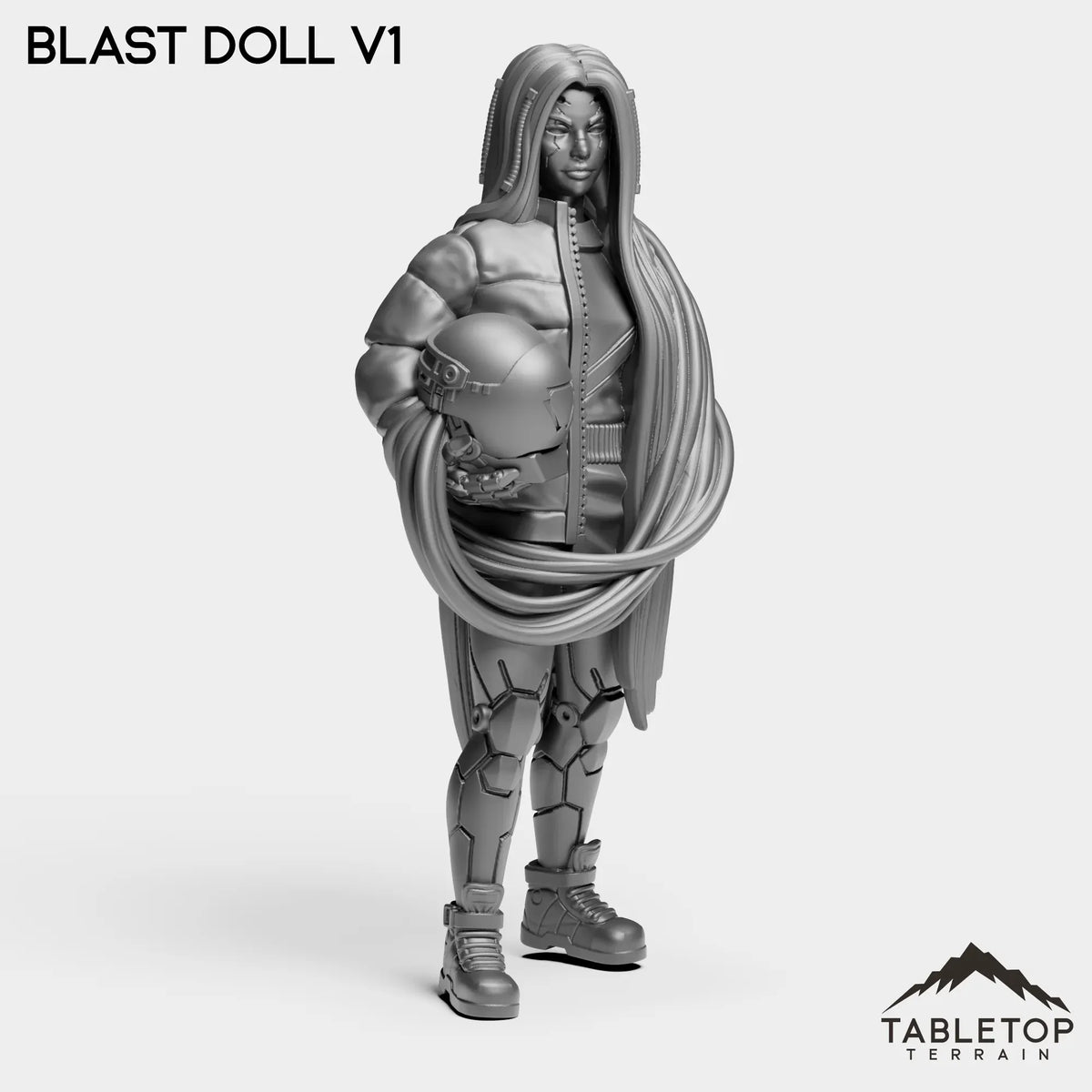 Tabletop Terrain Miniature Blast Doll