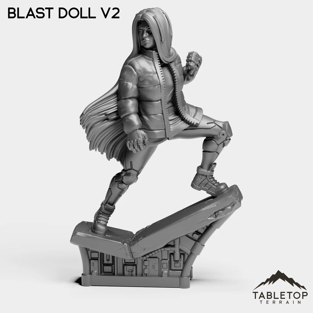 Tabletop Terrain Miniature Blast Doll v2 Blast Doll