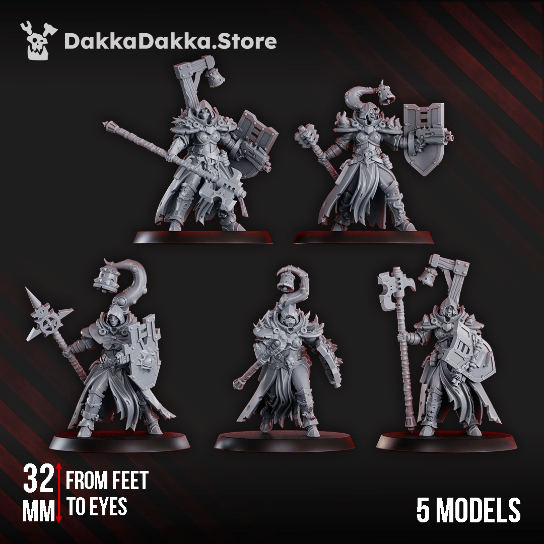 Tabletop Terrain Miniature Blightshield Witches Squad