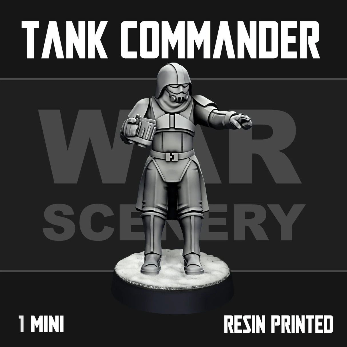 Tabletop Terrain Miniature Blizzard Tank Commander