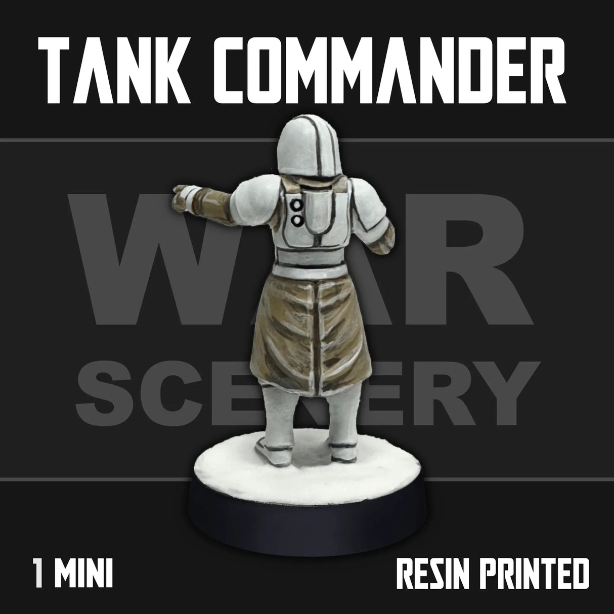 Tabletop Terrain Miniature Blizzard Tank Commander