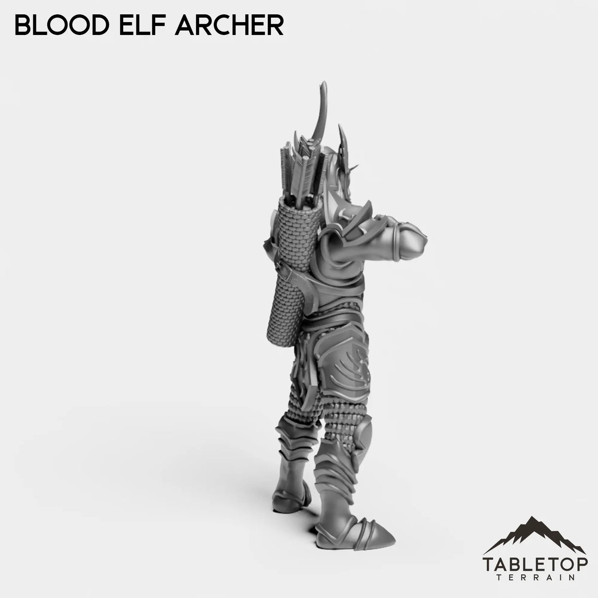 Tabletop Terrain Miniature Blood Elf Archer