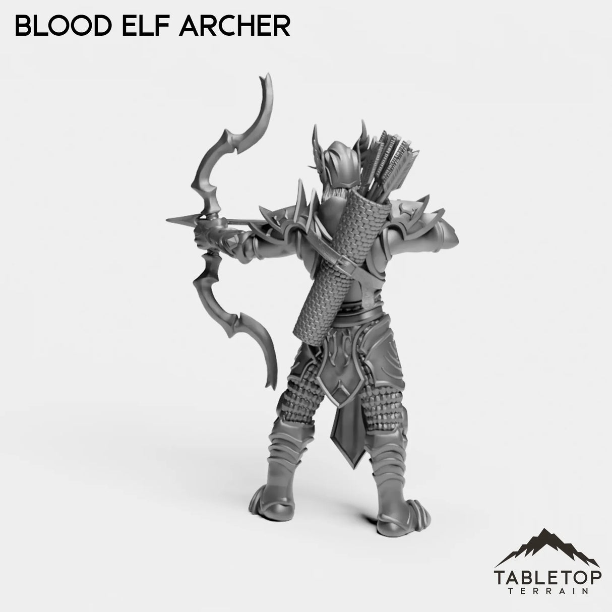 Tabletop Terrain Miniature Blood Elf Archer
