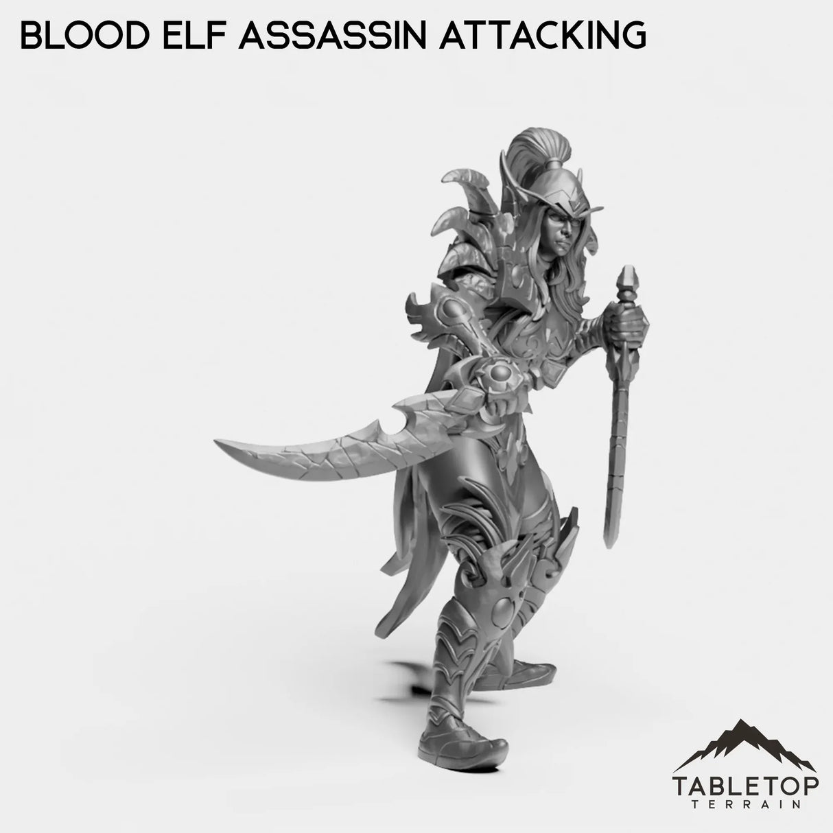 Tabletop Terrain Miniature Blood Elf Assassin