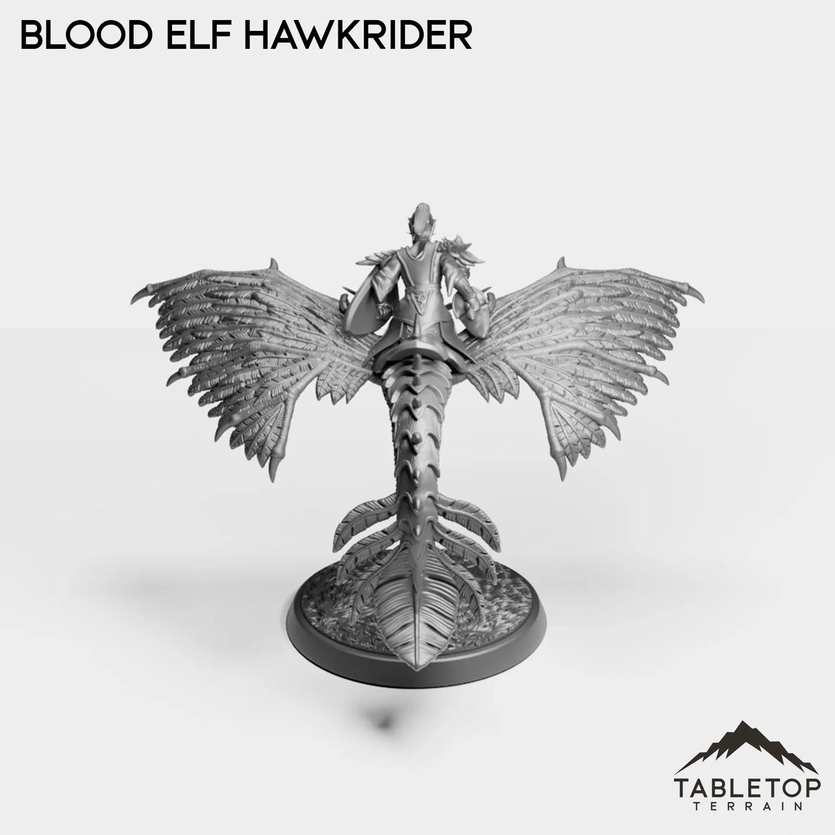 Tabletop Terrain Miniature Blood Elf Hawk Rider