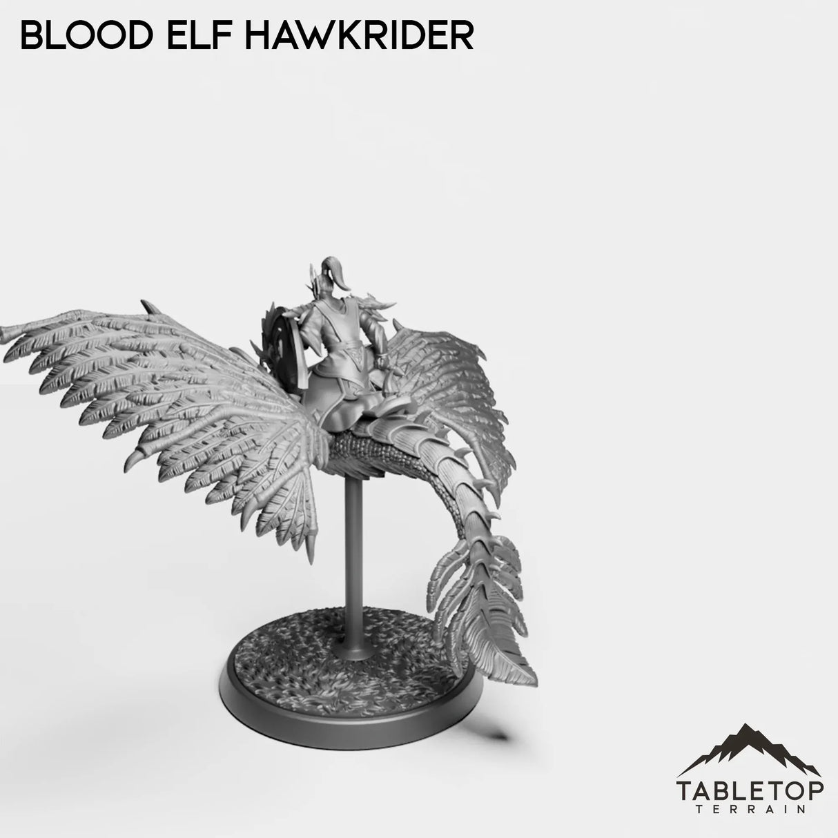 Tabletop Terrain Miniature Blood Elf Hawk Rider