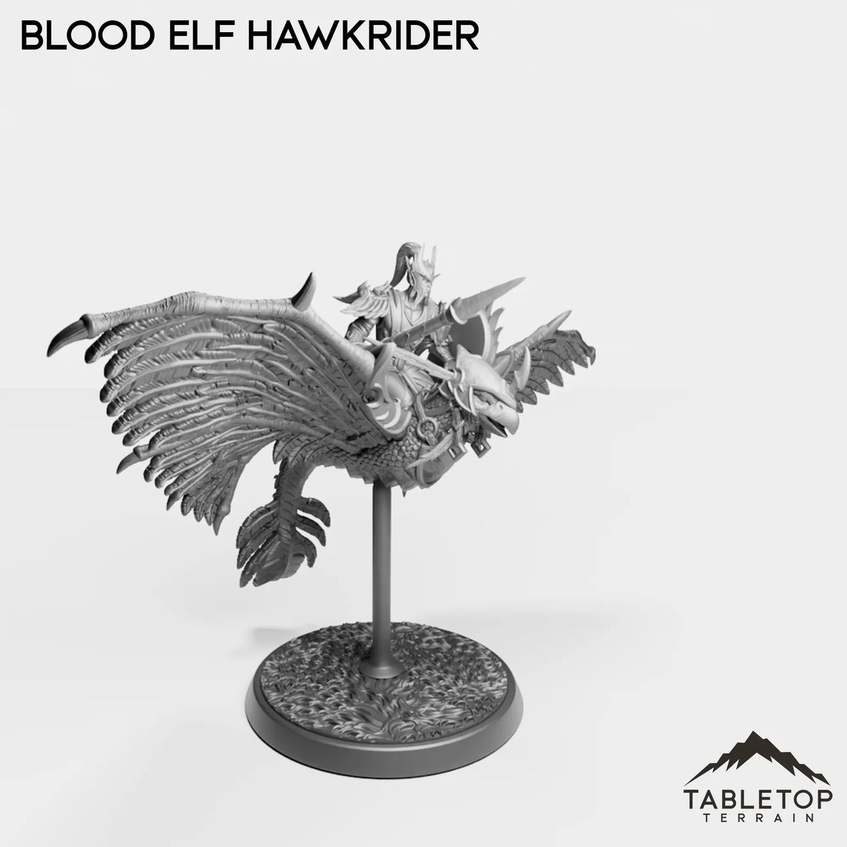Tabletop Terrain Miniature Blood Elf Hawk Rider