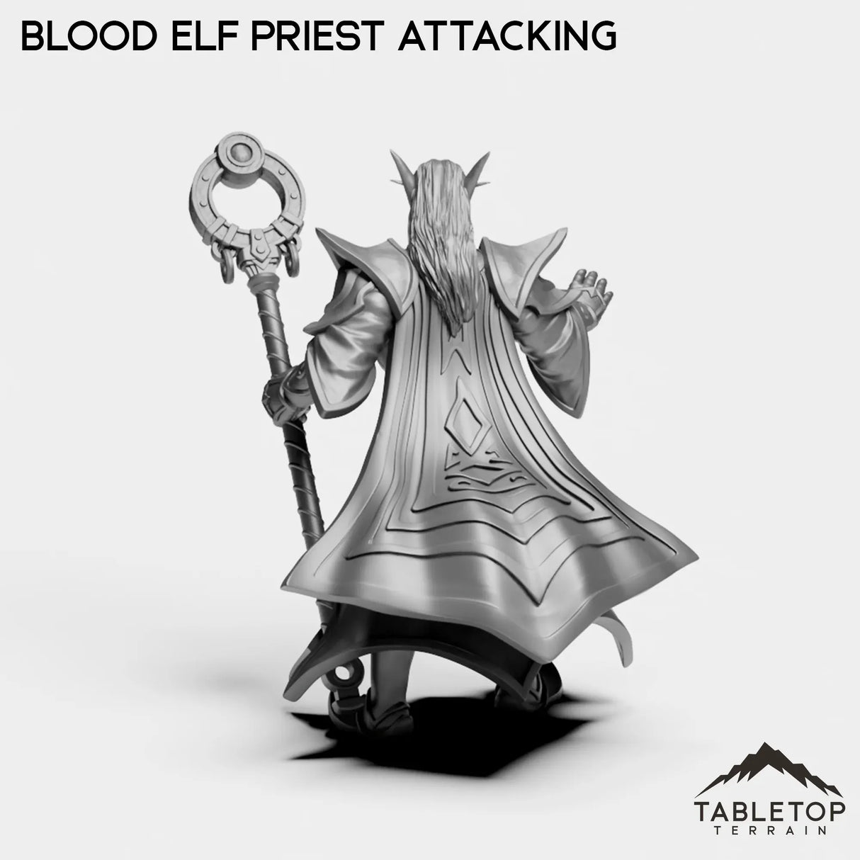 Tabletop Terrain Miniature Blood Elf Priest