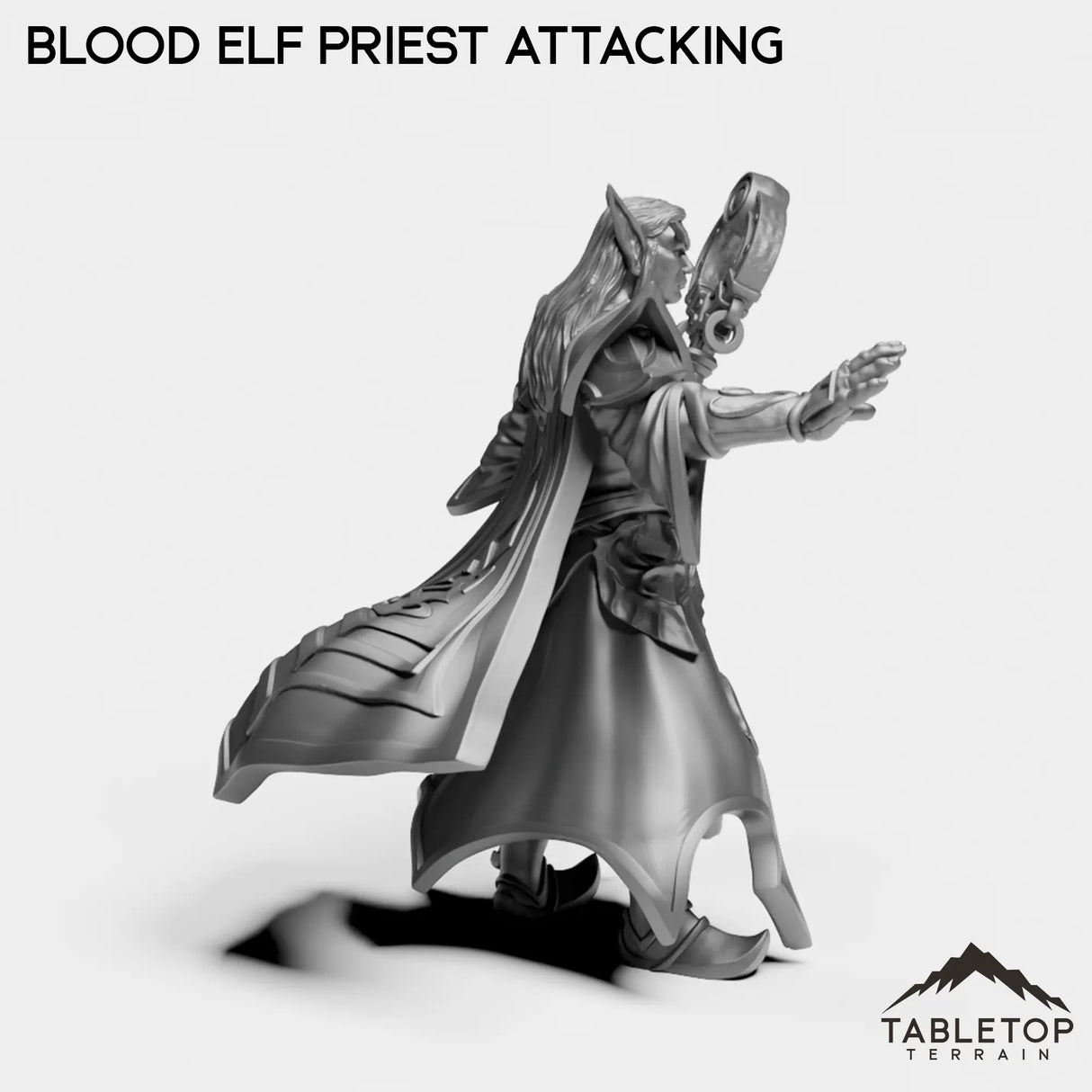 Tabletop Terrain Miniature Blood Elf Priest