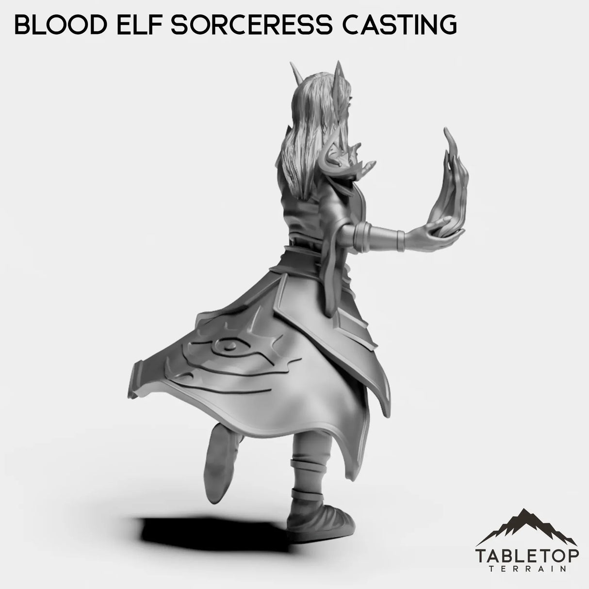 Tabletop Terrain Miniature Blood Elf Sorceress