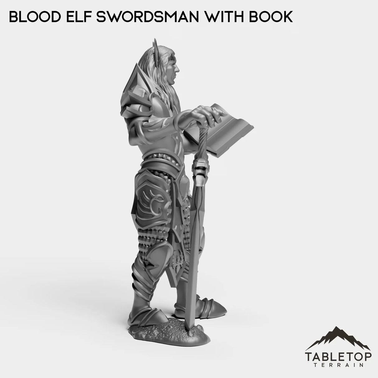 Tabletop Terrain Miniature Blood Elf Swordsman