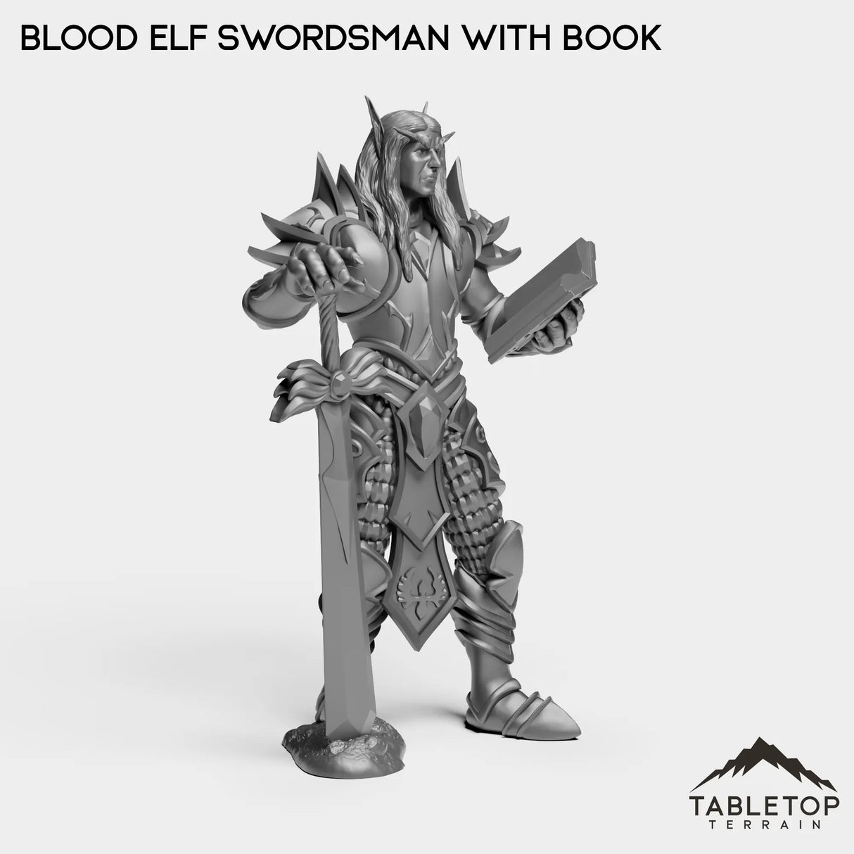 Tabletop Terrain Miniature Blood Elf Swordsman
